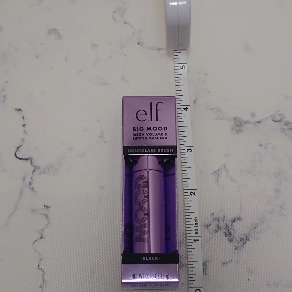 E.L.F Elf Big Mood Mascara in Black TRAVEL SIZE .18 oz
